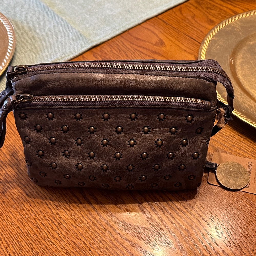 Brown Leather Shoulder Bag
